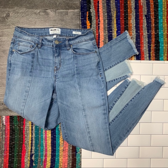 William Rast Denim - William Rast Crop Flare Paneled Jeans